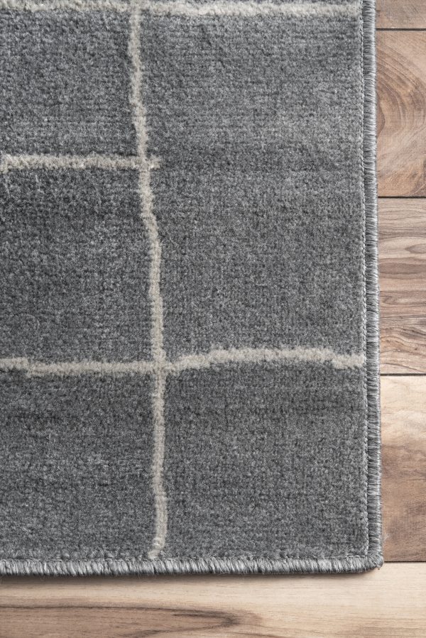 Cedar Modern Abstract Rug | Grey Sale