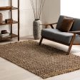 Pilar Jute Solid Tasseled Rug | Natural For Sale