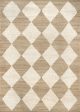 Louie Diamond Checkerboard Jute Rug | Natural Online now