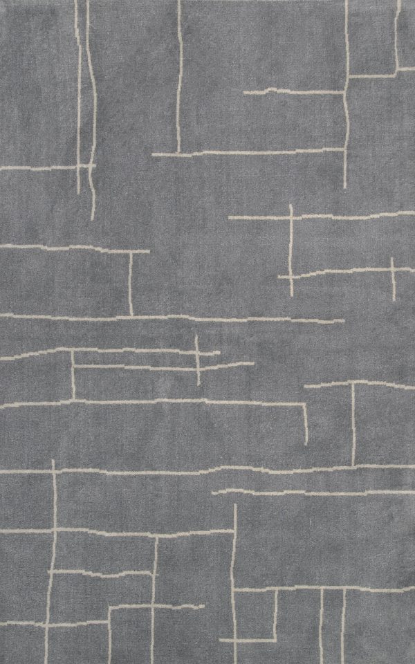 Cedar Modern Abstract Rug | Grey Sale