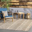 Herringbone Indoor Outdoor Rug | Brown Online now