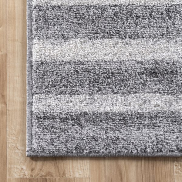 Iliana Striped Starfish Rug | Grey Online now