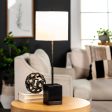 25-inch Marble Cube Table Lamp | Black Cheap