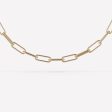 Elliptical Chain Necklace Fashion