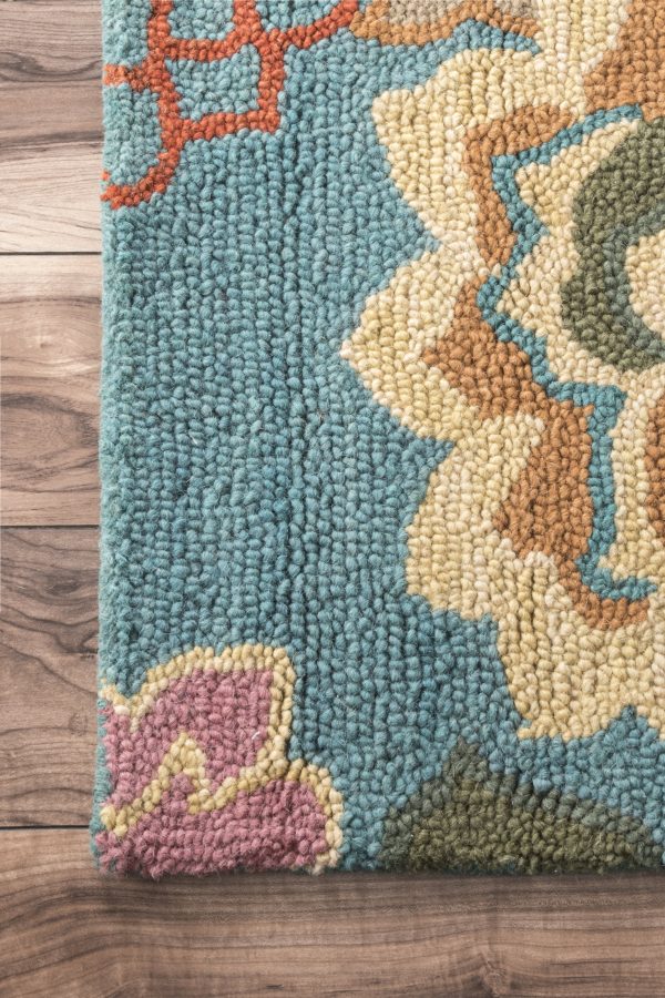 Floral Wool Rug | Multicolor For Sale