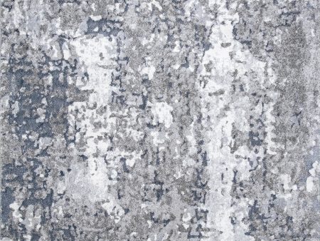 Abstract Canvas Rug | Silver Supply