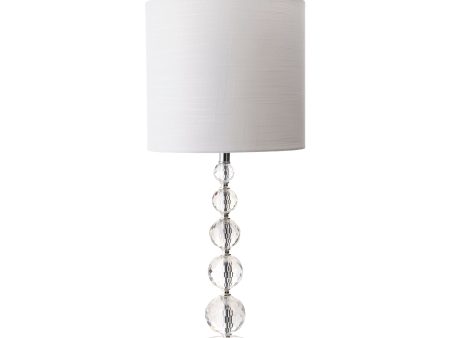 27-inch Crystal Rain Drops Table Lamp | Clear on Sale