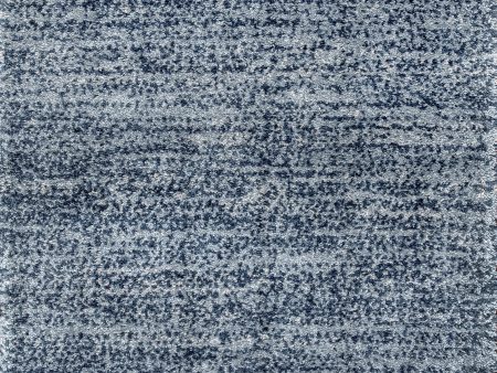 Shaded Shag With Tassels Rug | Blue Hot on Sale