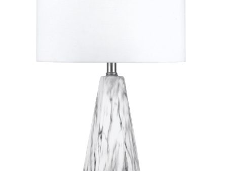 25-Inch Autumn Ceramic Table Lamp | Marble Hot on Sale