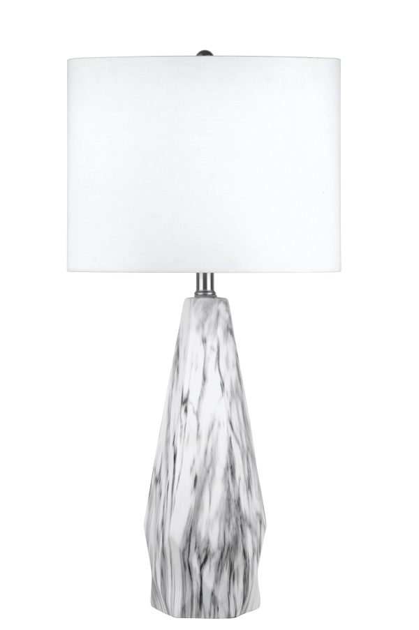 25-Inch Autumn Ceramic Table Lamp | Marble Hot on Sale