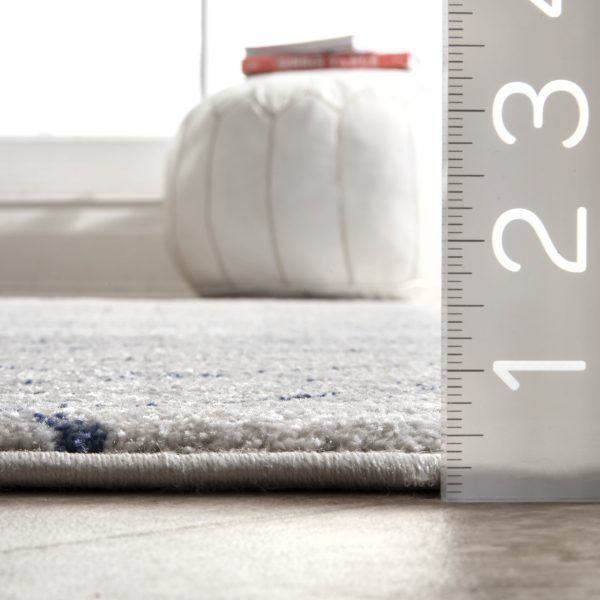 Flannery Modern Trellis Rug | Grey Discount