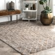 Modern Trellis Rug | Beige Online