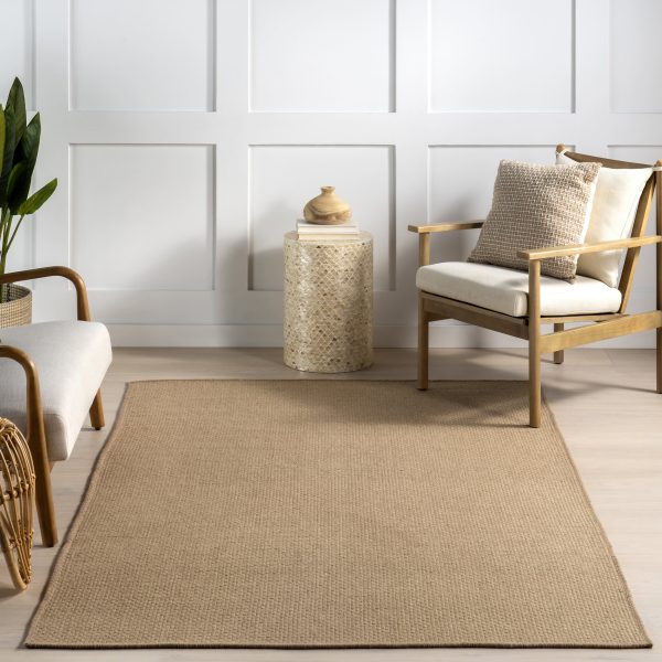 Tabytha Solid Jute Rug | Natural Hot on Sale