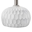 15-inch Recessed Cement Globe Table Lamp | Light Grey Online