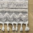 Baker Textured Banded Rug | Grey Fashion