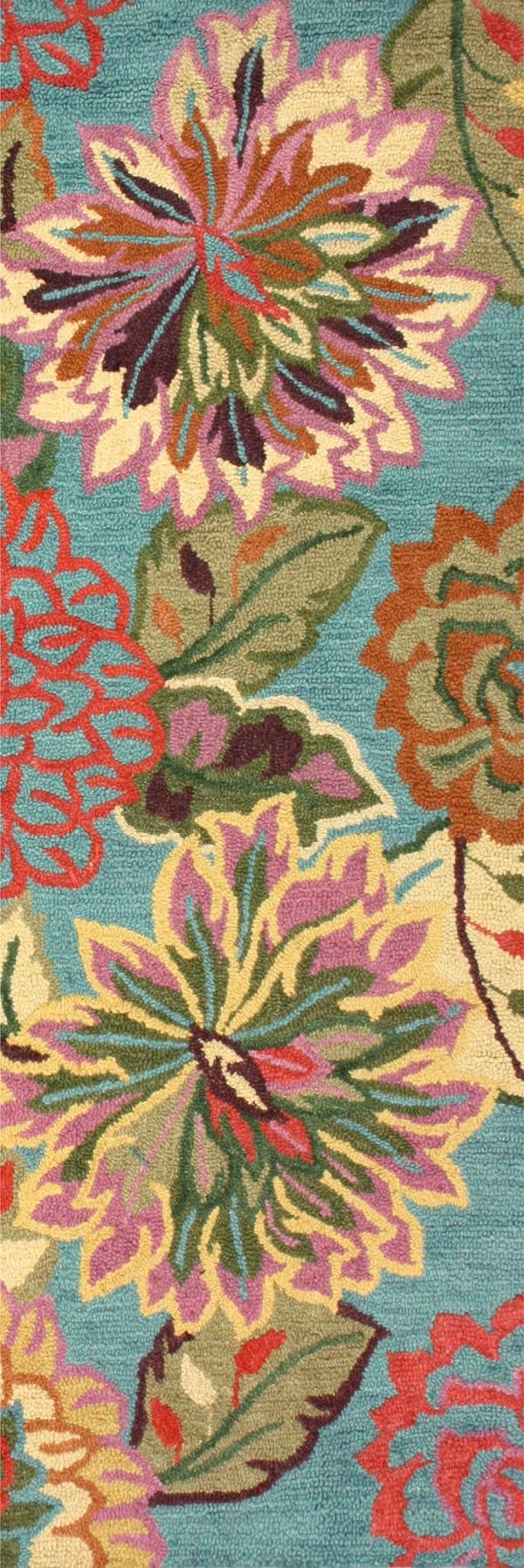 Floral Wool Rug | Multicolor Supply