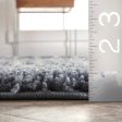 Moroccan Trellis Soft Shag Rug | Grey Online Sale