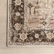 Amaryllis Medallion Washable Rug | Brown Sale