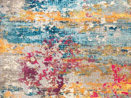 Abstract Nebula Rug | Multicolor Online Hot Sale