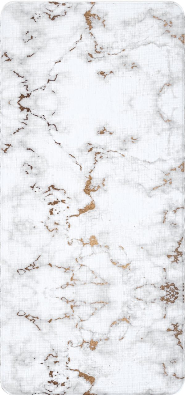 Abstract Marbling Printed Anti-Fatigue Mat | Beige Fashion