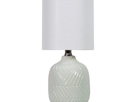 15-inch Traverse Ceramic Table Lamp | Blue Discount