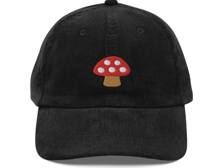 Mushroom Corduroy Hat For Discount