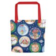 Cottage Christmas Tote Bag Discount