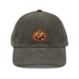 Jack-O-Lantern Corduroy Hat For Discount