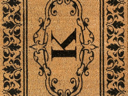 Monogrammed Outdoor Welcome Door Mat | Letter K Fashion