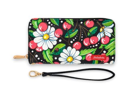 Cherry Daisy Wristlet Online