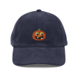 Jack-O-Lantern Corduroy Hat For Discount