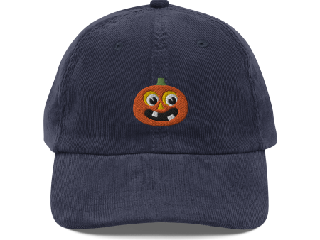 Jack-O-Lantern Corduroy Hat For Discount