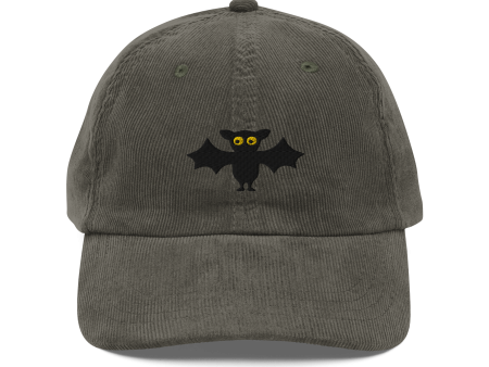 Bat Corduroy Hat For Discount