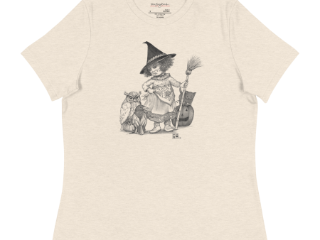 Little Witch and Friends Women s T-Shirt Supply