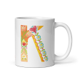 Alphabet Garden Letter K Mug Online