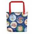 Cottage Christmas Tote Bag Discount