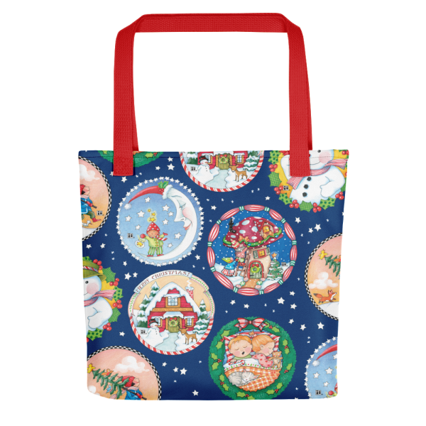 Cottage Christmas Tote Bag Discount