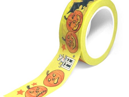 Halloween Yellow Washi Tape For Sale