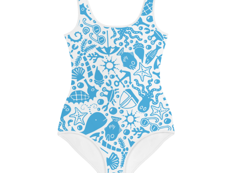 Sea Creatures Youth Swimsuit Discount