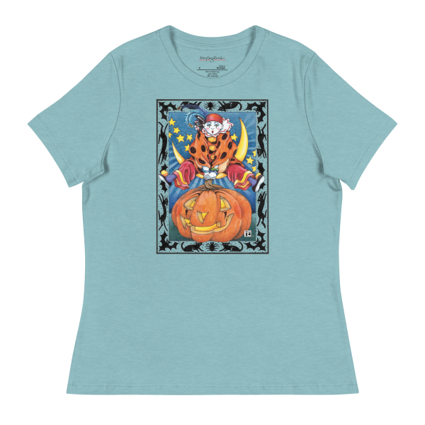 Clown Jumping Over Pumpkin Women s T-Shirt For Sale