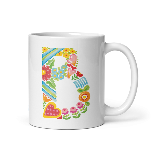 Alphabet Garden Letter B Mug Discount