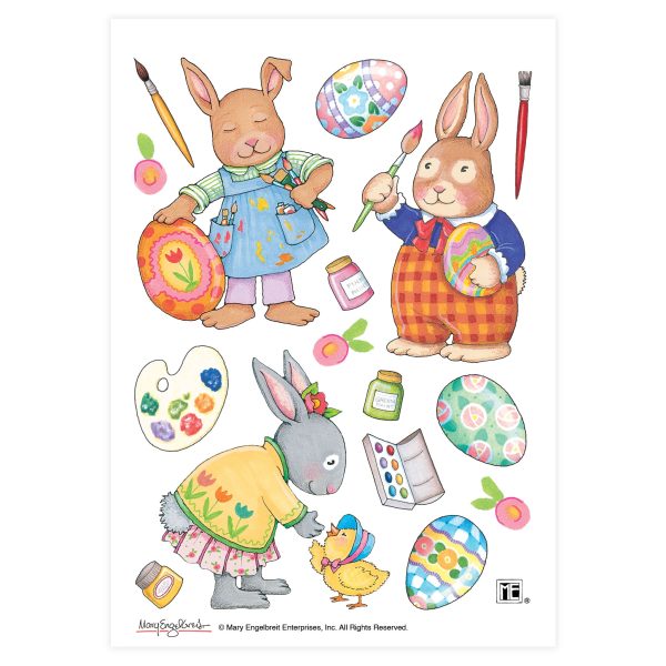 Easter Artists Sticker Sheet Hot on Sale