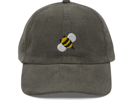 Bee Corduroy Hat Online now