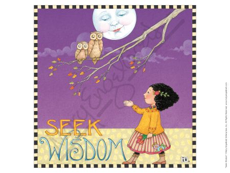 Seek Wisdom Fine Print Hot on Sale