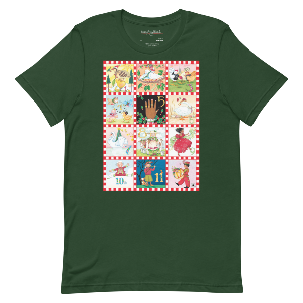 Twelve Days of Christmas Unisex T-Shirt For Cheap