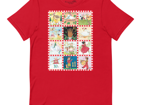 Twelve Days of Christmas Unisex T-Shirt For Cheap