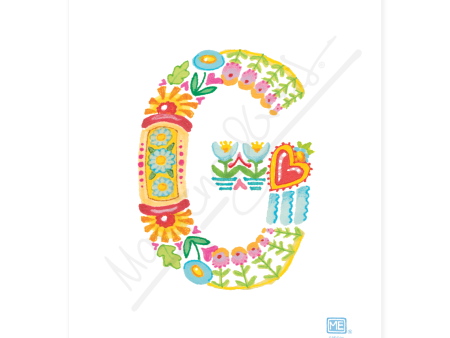 Alphabet Garden Letter G Small Print For Cheap