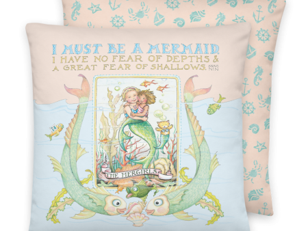 Must Be A Mermaid Pillow Online Sale