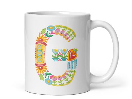 Alphabet Garden Letter G Mug Supply