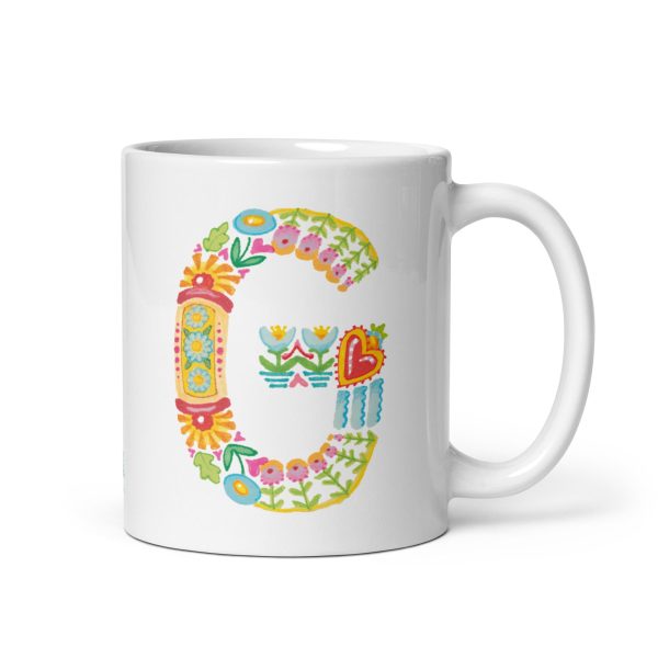 Alphabet Garden Letter G Mug Supply